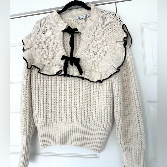 Zara blogger favorite statement chunky knit sweater - Picture 9 of 9